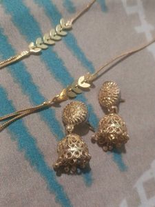 earings and mangalsutra
