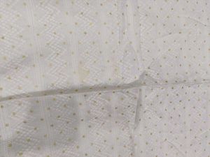Cotton White saree