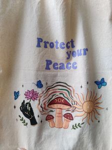 Hand- Painted Tote Bag For Women