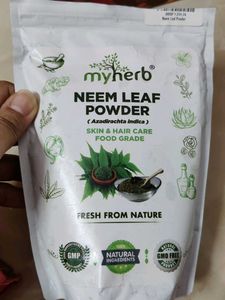 Myherb Neem Leaf Face And Hair Pack Powder