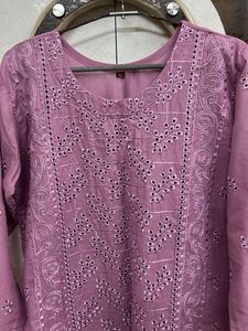 Embroidered Cutwork Suit