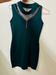 Chic Green Bodycon Dress