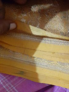 Yellow Silk Saree