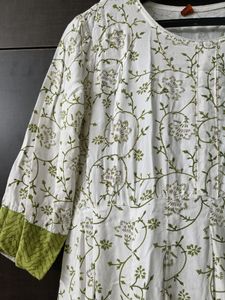 White Anarkali Kurti 🛍️✅