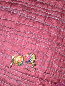 cute mini spiral earing