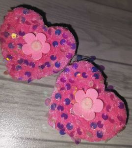 Heart Hair Clips
