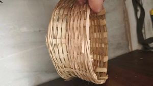 Handwoven Bamboo Basket