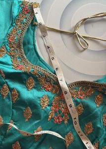 Blue Handwork Wedding Lahenga