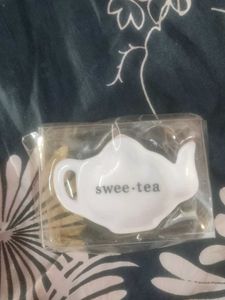 Sweet Tea Teapot Shaped Spoon Rest