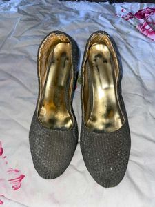 Sparkling Silver Occasion Shoes
