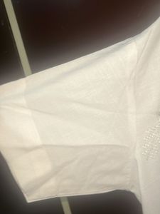 White Embroidered Kurta
