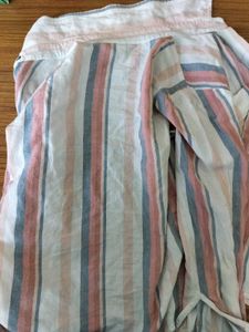 Women Pink And White Combo Shirts