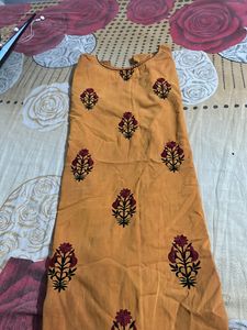 flower Embroidered Kurti
