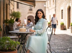 Elegant Flowing Midi Dress