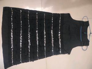 Party Wear Black Mini Dress