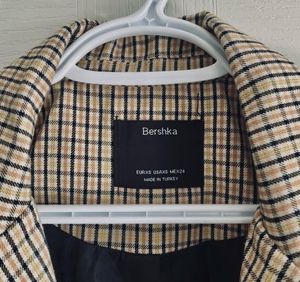 Bershka Plaided Blazer Dress