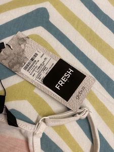 Striped Bodycon Dress with slit