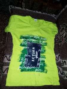 Green 'Action Plan' Graphic Tee
