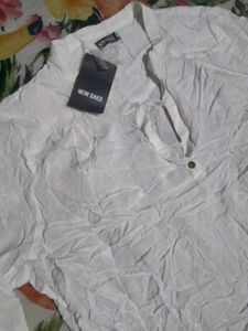 White Long Sleeve Top