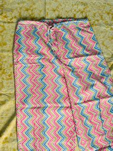 Pink Printed Kurta Set