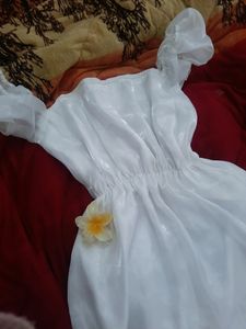 Handmade White Fairy Dress 🌷