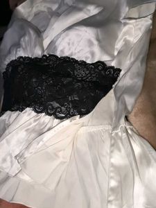 Elegant White &amp; Lace Top