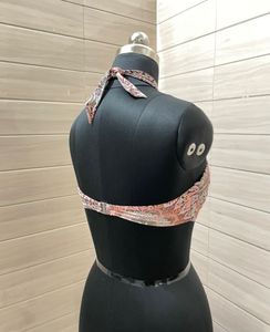 H&amp;M Imported Printed Bikini Top