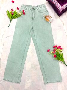 Mint Green Jeans