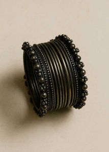 Oxidized Bangle Set