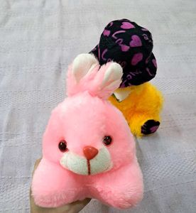 Cute Plush Bunny &amp; Bear Set