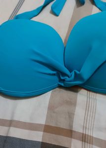 Blue Bikini Top
