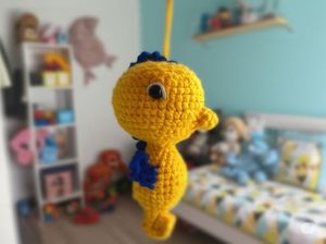 Seahorse Bag Charm / Key Chain Handmade