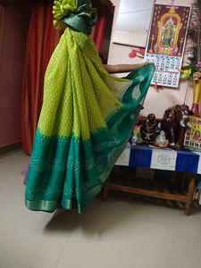 Green &amp; Yellow Saree