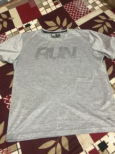 Gray RUN T-Shirt