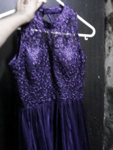 Purple Lace Dress