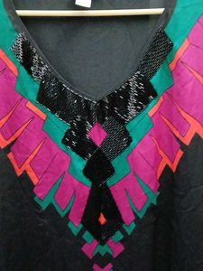 Sequins Colourful Blouse - Size M
