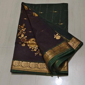 Elegant Green Saree