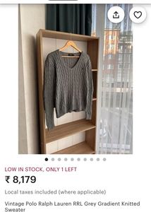 Ralph Lauren RLL Cable Knit Sweater