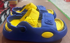 Kids Blue &amp; Yellow Sandals