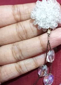 White Fancy Eirring