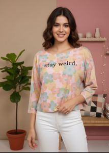 Peach Crop Top