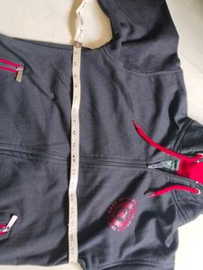 Black Zip-Up Hoodie