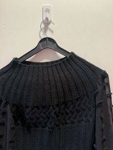 Black Best Quality Sweater Top