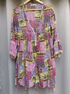 Y2k Paisley Print Dress