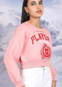 Pink Graphic Sweatshirt