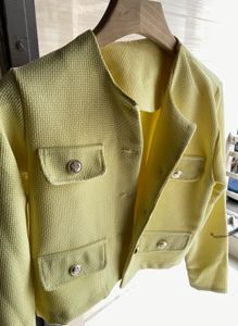 🧈 Butter Yellow Cropped Jacket