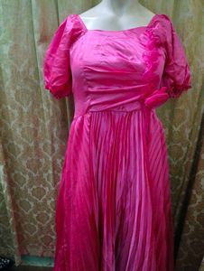 Elegant Pink Maxi Dress