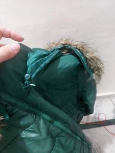 Unisex Green Hooded jacket