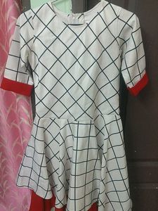 Stylish Checked Fit &amp; Flare Dress