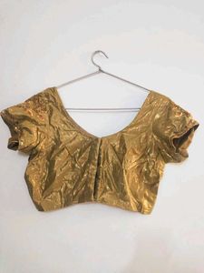 Readymade Pink Net Embroidered Saree with Blouse